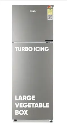 ふーちゃん/A1364-2/ Candy CDD2652MS 240 L 2‑Star Moon Silver Refrigerator | Candy India